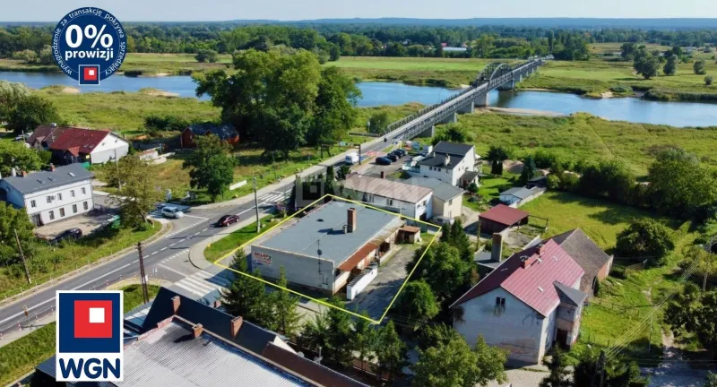 Lokal handlowy na  sprzedaż Cigacice - Budynek handlowo-usługowy na sprzedaż ,Cigacice, gm. Sulechów, nad Odrą