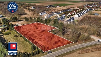 Grunt budowlano rzemieślniczy na  sprzedaż Łosino - Działka budowlana, 6456m2, Łosino